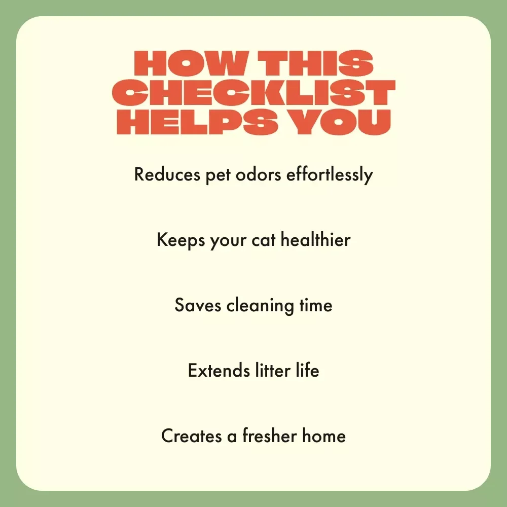 The Best Way to Clean a Litter Box – Printable Cat Care Checklist | Digital Download | Easy Step-by-Step Guide for Pet Owners | Keep Your Cat’s Litter Box Fresh and Odor-Free