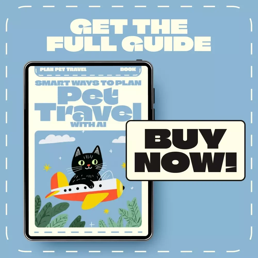 Smart Ways to Plan Pet Travel with AI | Digital Download Guide • Pet-Friendly Travel Planner • eBook & Checklist for Stress-Free Trips