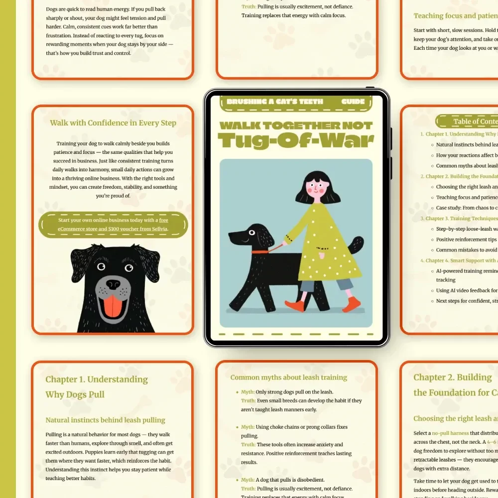 Walk Together Not Tug-of-War | Dog Training Guide | How to Stop a Dog from Pulling on the Leash | Calm, Confident Walks with Your Dog