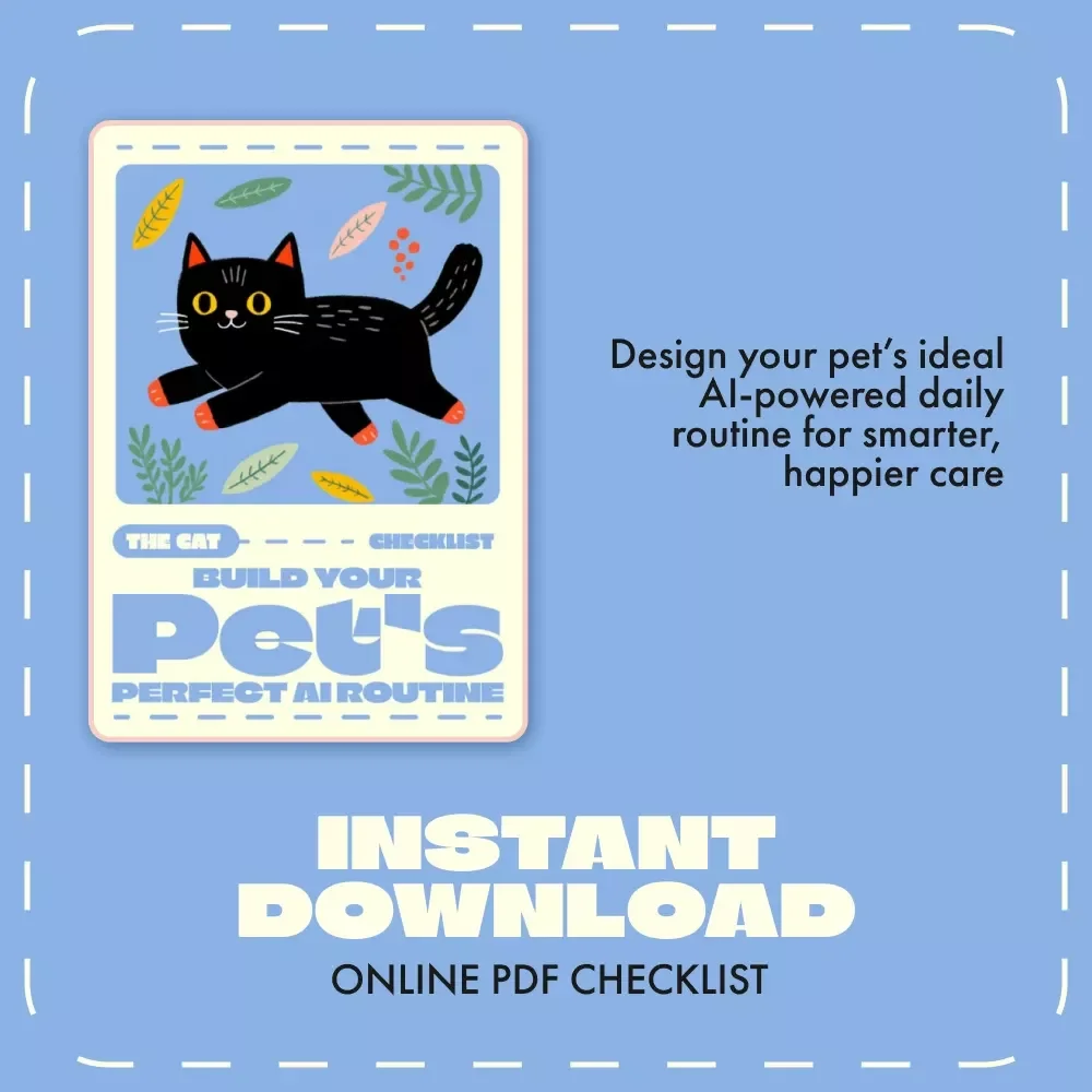 Build Your Pet’s Perfect AI Routine | Digital Pet Care Checklist | Learn how to use ai to create a pet care routine with Smart Tools & Daily Planner