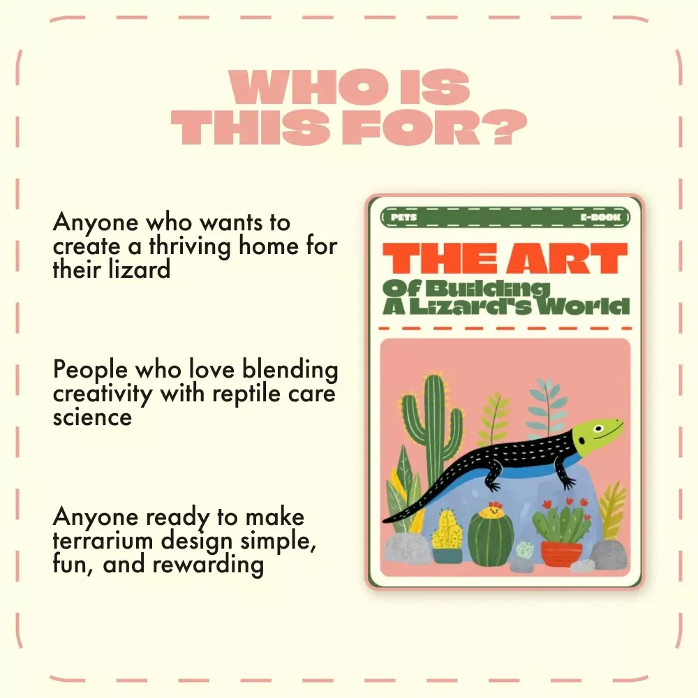 The Art of Building a Lizard’s World | Ultimate Reptile Habitat Design Guide, Terrarium Setup eBook, Digital Download for Lizard Owners, Bearded Dragon & Gecko Care