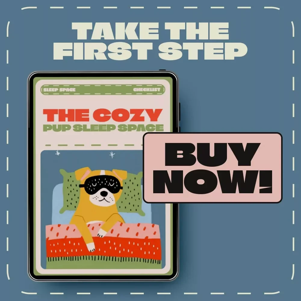 The Cozy Pup Sleep Space – Printable Dog Sleep Area Checklist | Pet Care eBook | Dog Anxiety Relief Guide | Cozy Bed Setup for Puppies & Senior Dogs | Digital Download