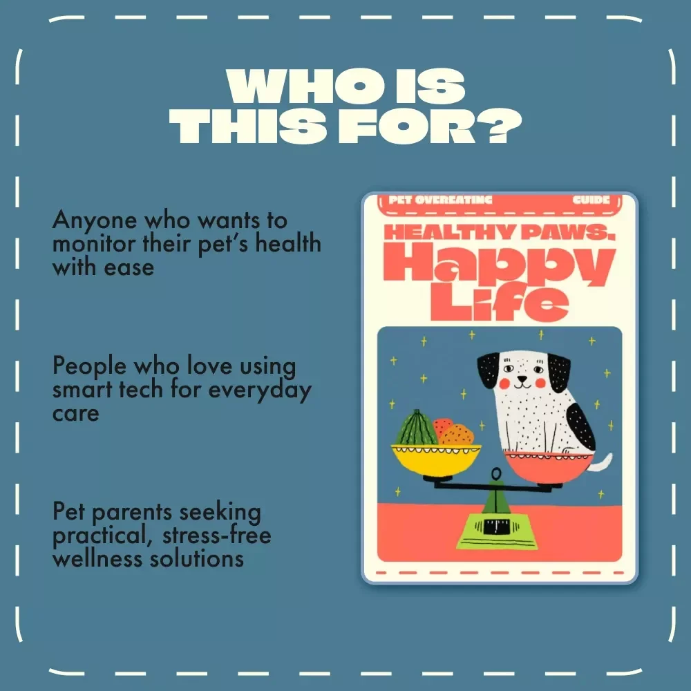 Healthy Paws, Happy Life | AI Pet Weight Tracking Guide for Smart Pet Owners | Digital Download eBook for Cat & Dog Health Monitoring