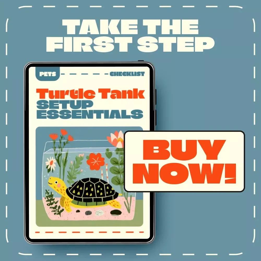 Turtle Tank Setup Essentials | Printable Turtle Tank Setup Guide & Digital Checklist for Perfect Aquarium Care