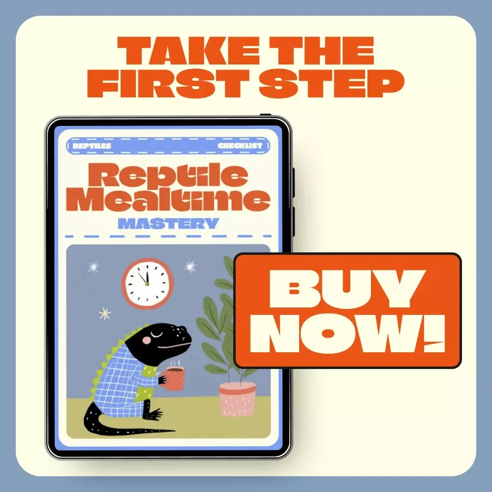 Reptile Mealtime Mastery | Feeding Schedules for Reptiles Checklist | Digital Download Guide for Reptile Owners, Herpetology Enthusiasts & Pet Keepers