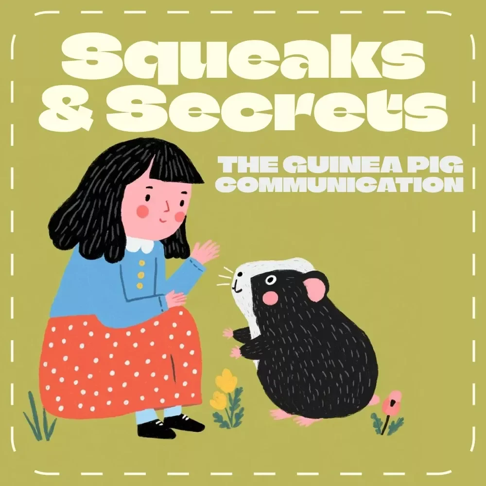 Squeaks & Secrets: The Guinea Pig Communication Checklist | Understand Why Is My Guinea Pig Squeaking | Printable & Digital Pet Care Guide for Owners