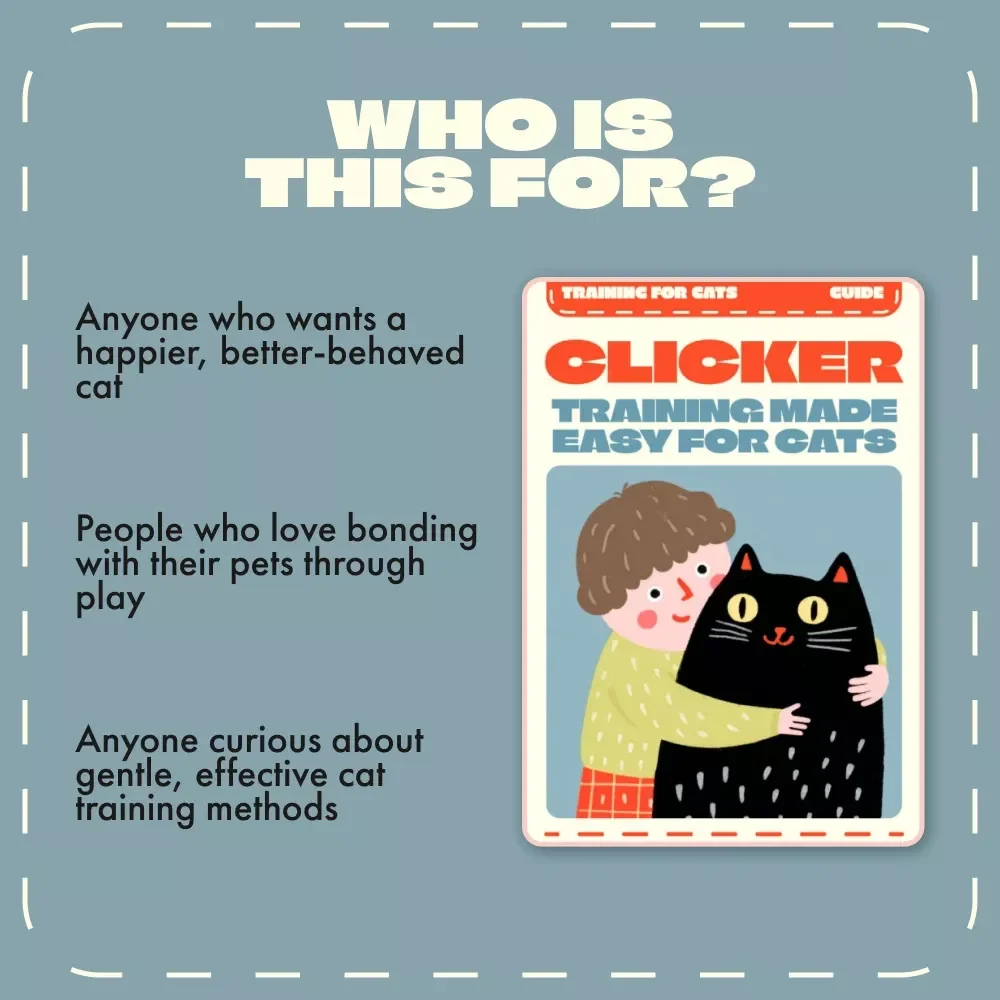 Clicker Training Made Easy for Cats | Cat Training eBook | Positive Reinforcement Cat Behavior Guide | Digital Download for Cat Owners