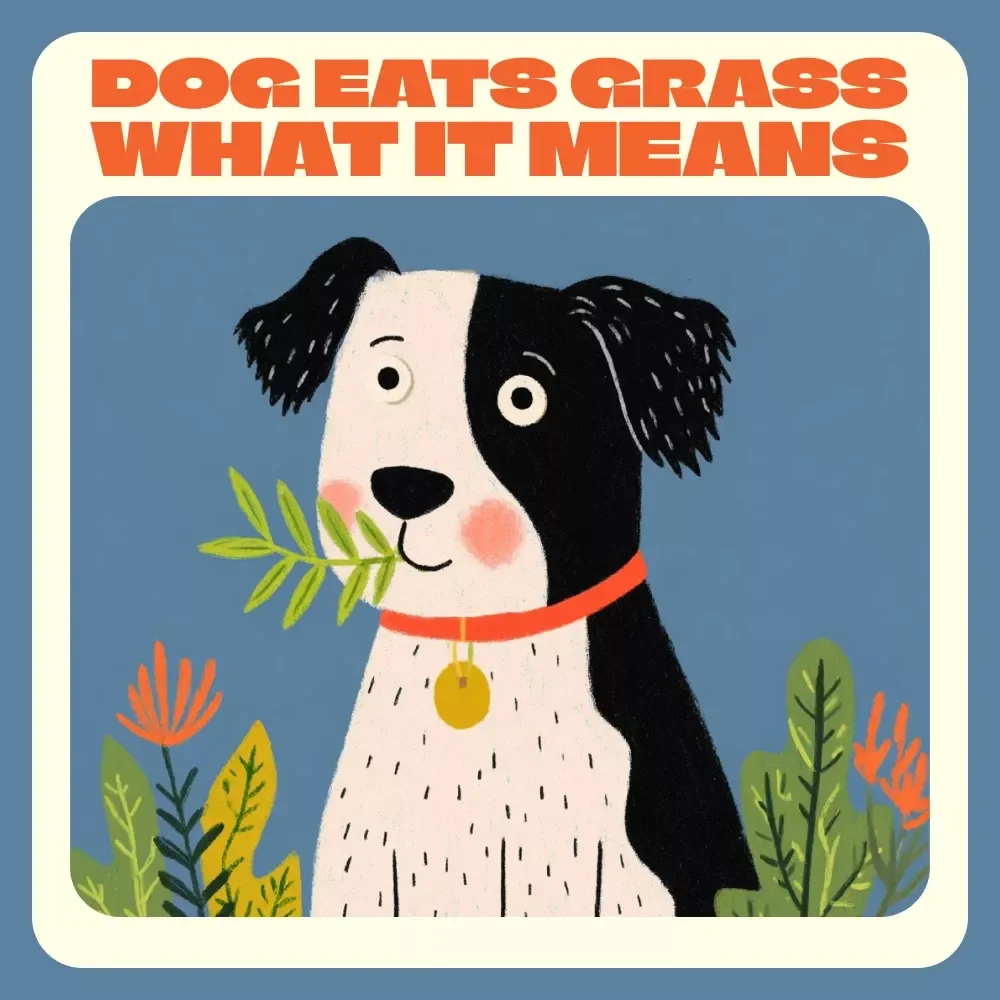 Dog Eats Grass What It Means | Why Does My Dog Eat Grass Guide | Pet Behavior eBook for Dog Owners | Vet-Approved Digital Download for Understanding and Reducing Grass-Eating Habits
