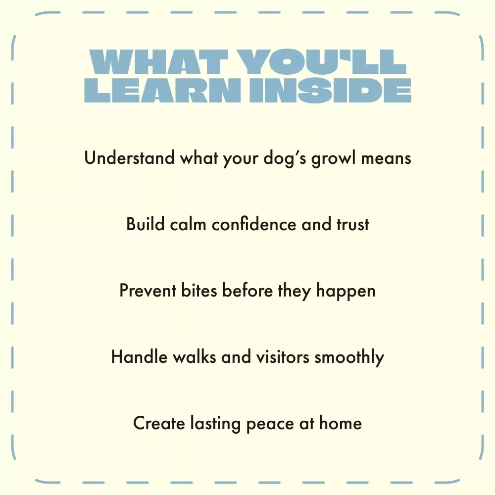 A Practical Guide to Stopping Dog Aggression with Calm and Care | How to Stop a Dog from Being Aggressive | Gentle, Science-Based Dog Training eBook for Pet Owners