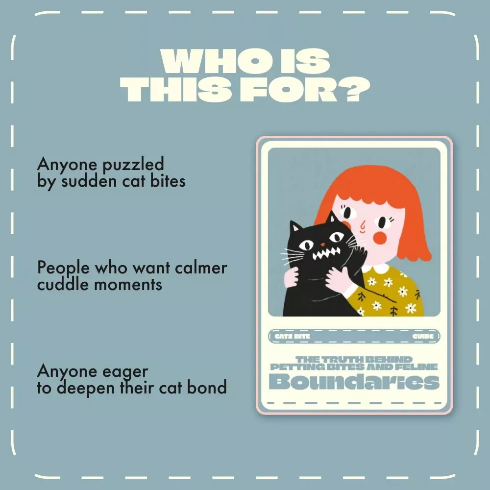 The Truth Behind Petting Bites and Feline Boundaries | Cat Behavior Guide | Why Do Cats Bite When You Pet Them? | Digital Download for Cat Lovers and Pet Parents