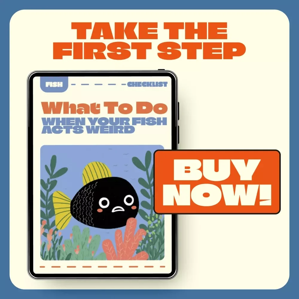 What to Do When Your Fish Acts Weird | Printable Aquarium Care Checklist | Digital Download for Pet Fish Owners | Guide to Why Is My Fish Acting Strange