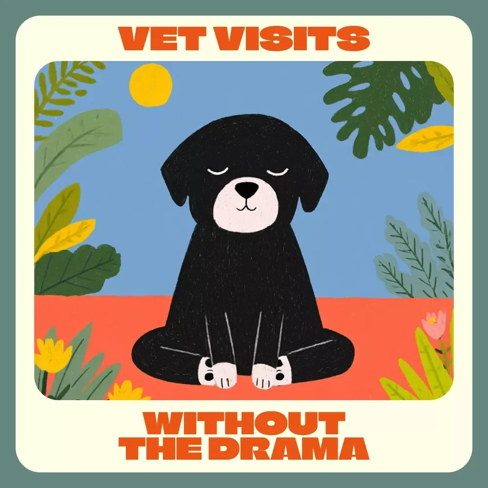 Vet Visits Without the Drama: A Fun Checklist for Calming Your Nervous Pup | Printable Guide for Dog Owners | Dog Anxiety Relief Tips | what to do when your dog is scared of the vet | Puppy Care Digital Download