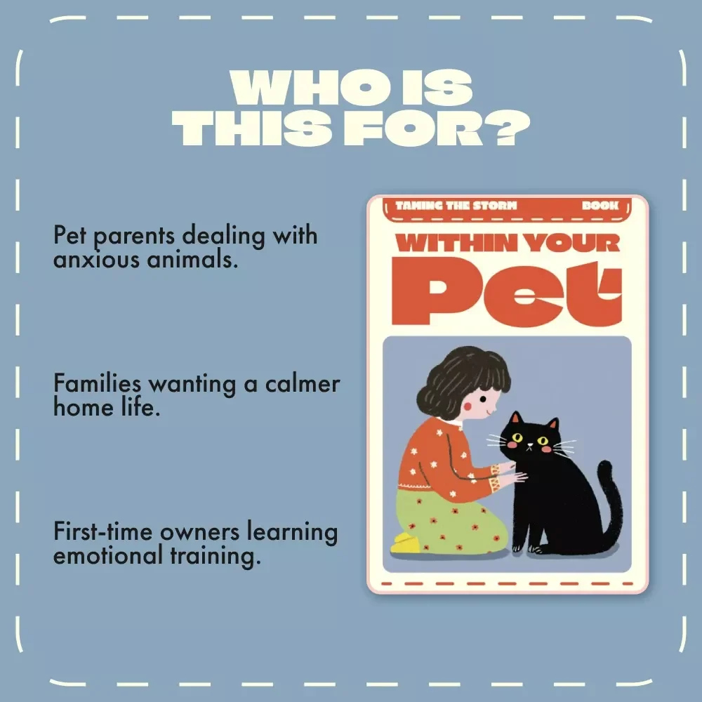 Taming the Storm Within Your Pet – eBook Guide on What to Do if Pet is Aggressive | Calm, Train & Build Trust with Positive Reinforcement