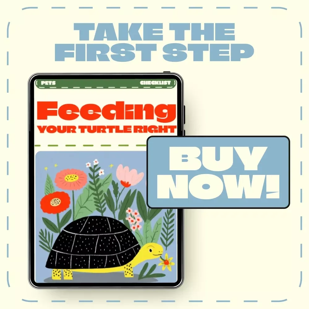 Feeding Your Turtle Right – Printable Turtle Feeding Checklist | Pet Turtle Care Guide | Digital Download for What to Feed Pet Turtles