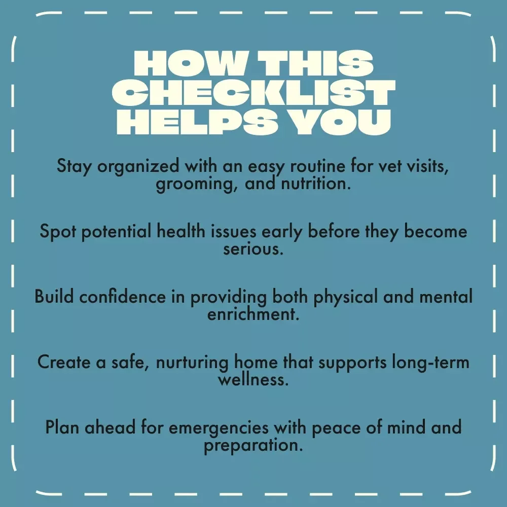 Planning for Your Pet’s Long-Term Health | Printable Pet Care Checklist | Digital Download Guide on How to Plan for a Pet’s Long-Term Health | Pet Wellness Planner for Dogs, Cats & More