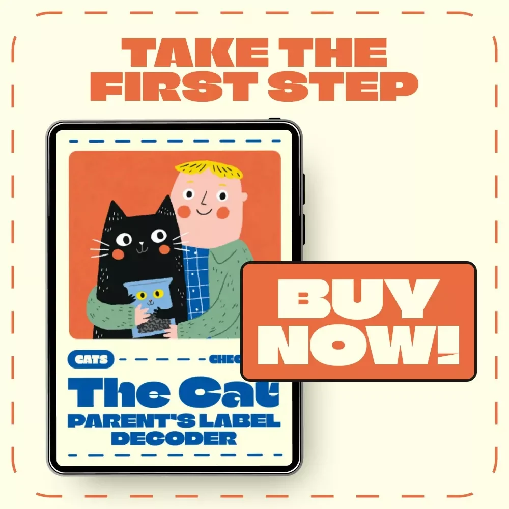 The Cat Parent’s Label Decoder | Digital Cat Food Guide for Smart Pet Owners | Learn How to Read Cat Food Labels, Decode Ingredients & Choose the Best Nutrition