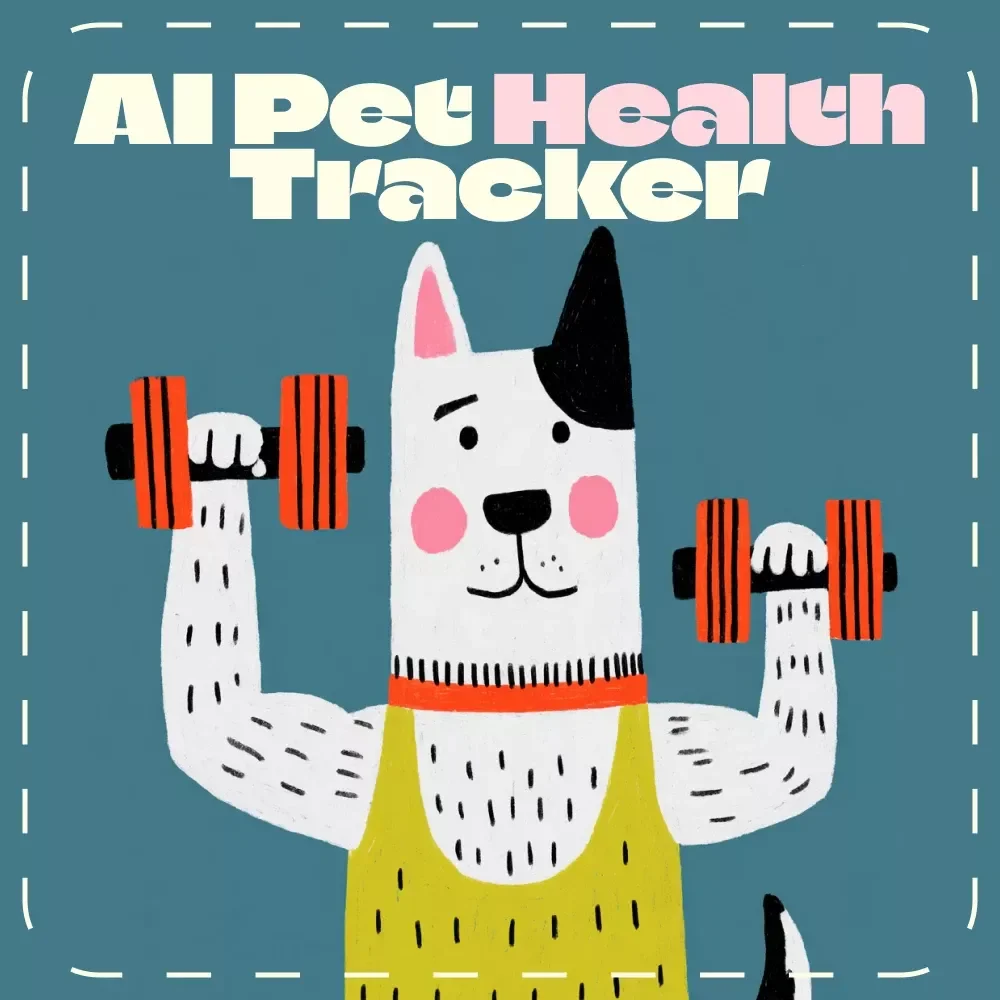 Your AI Pet Health Tracker Checklist | Digital Pet Care Guide for Using AI to Track Pet Health | Smart Pet Monitoring eBook & Printable Checklist for Dog & Cat Owners