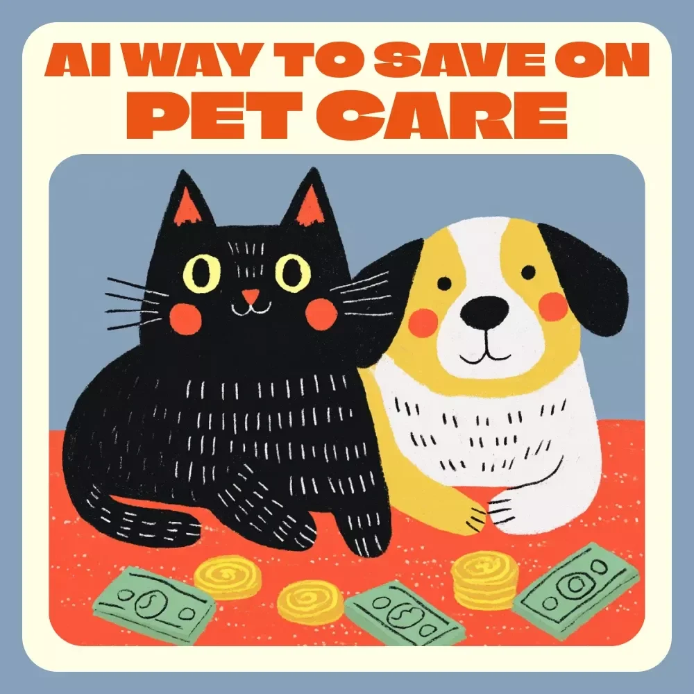 The AI Way to Save on Pet Care | Digital Guide for Smarter Pet Budgets with Food and Supply AI Cost Tracker | Save Money on Pet Food, Vet Bills & More