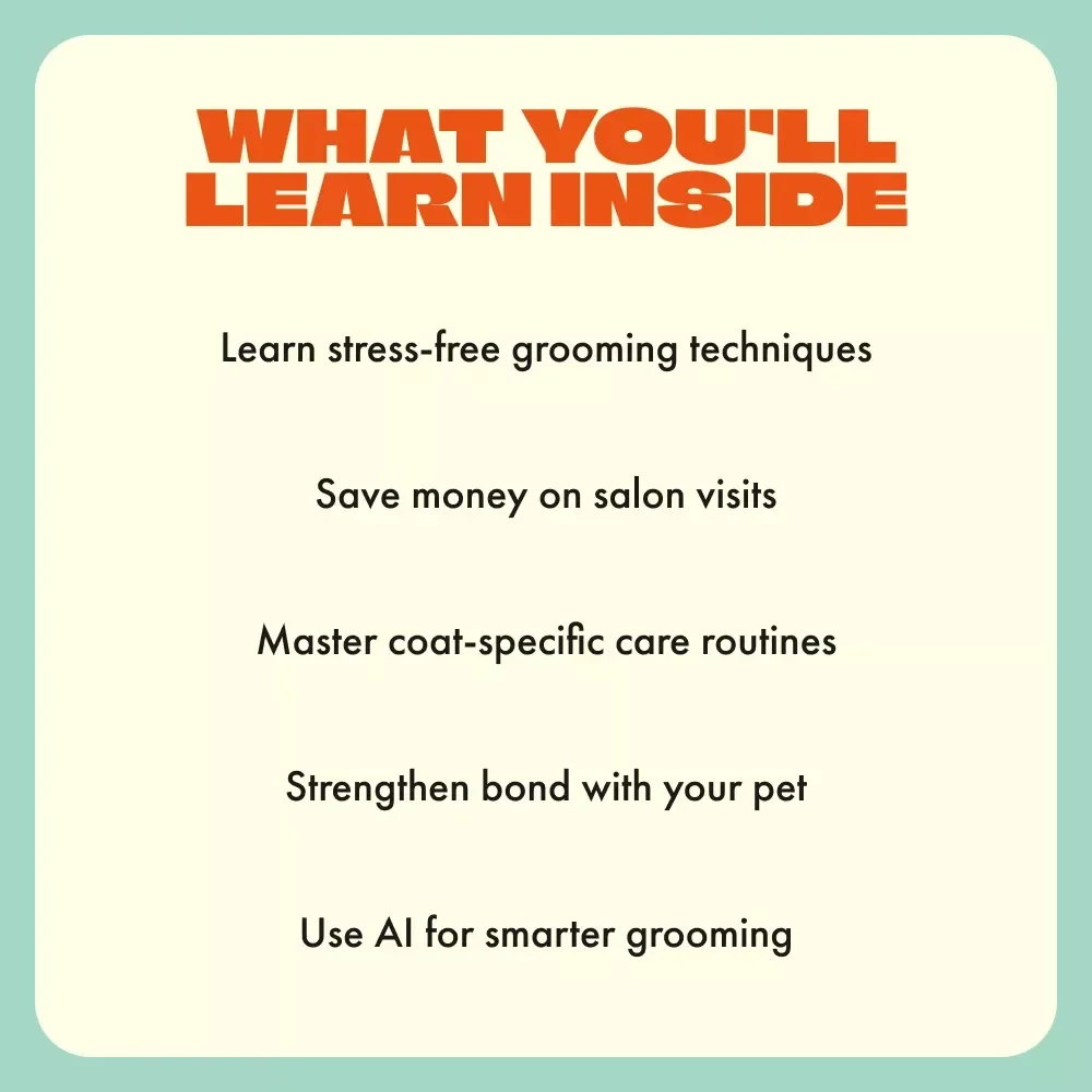 Dog Care and Grooming at Home | Complete Guide for Pet Owners | Digital Download eBook on Dog Grooming Basics at Home