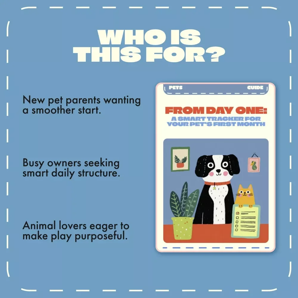 From Day One: A Smart Tracker for Your Pet’s First Month | Digital Pet Care Guide, First 30 Days Pet Milestones Tracker, AI-Assisted Pet Parenting