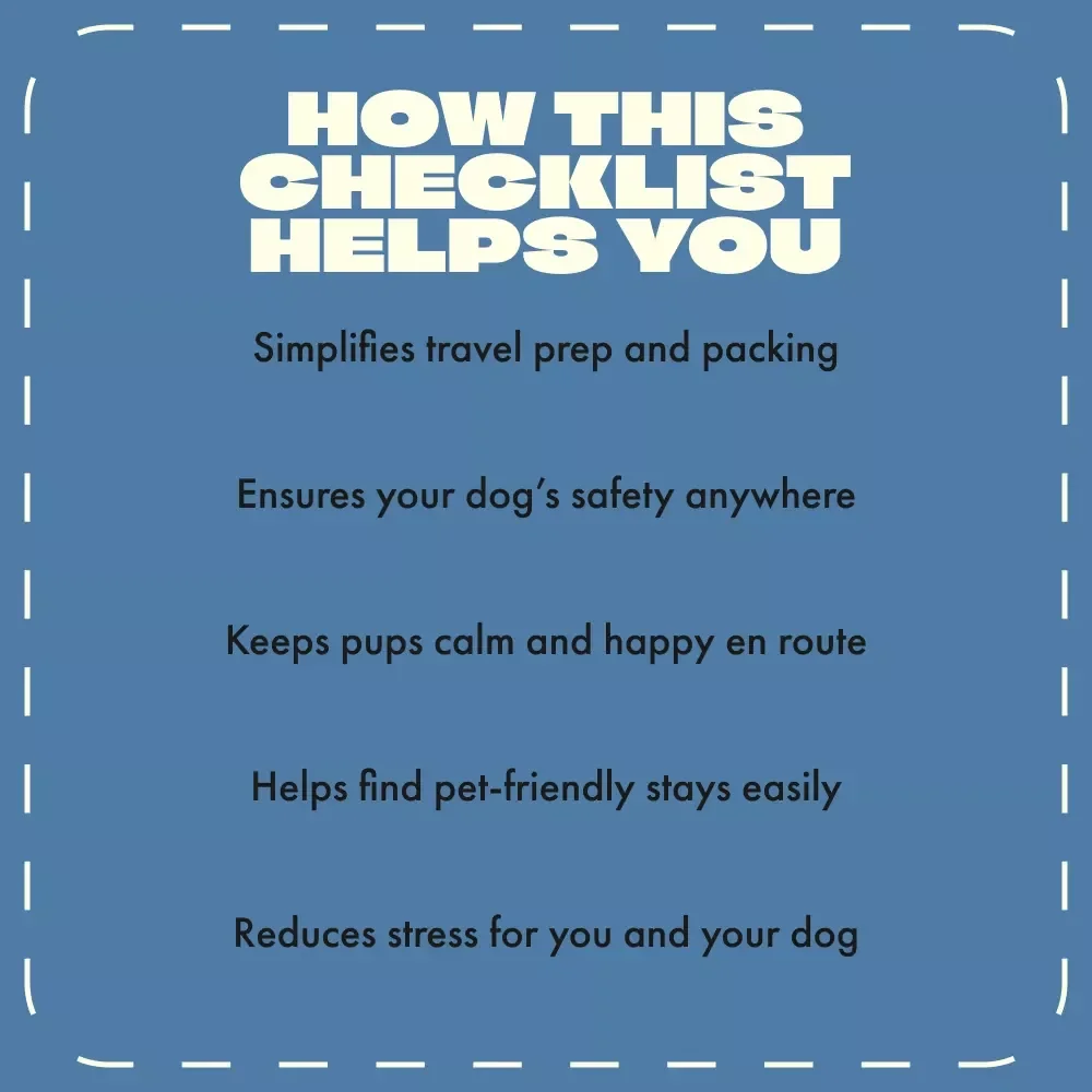 The Ultimate Dog-Friendly Travel Checklist: Adventure Awaits! | Printable Pet Travel Planner for Dog Owners | Tips for Traveling with Dogs | Digital Download