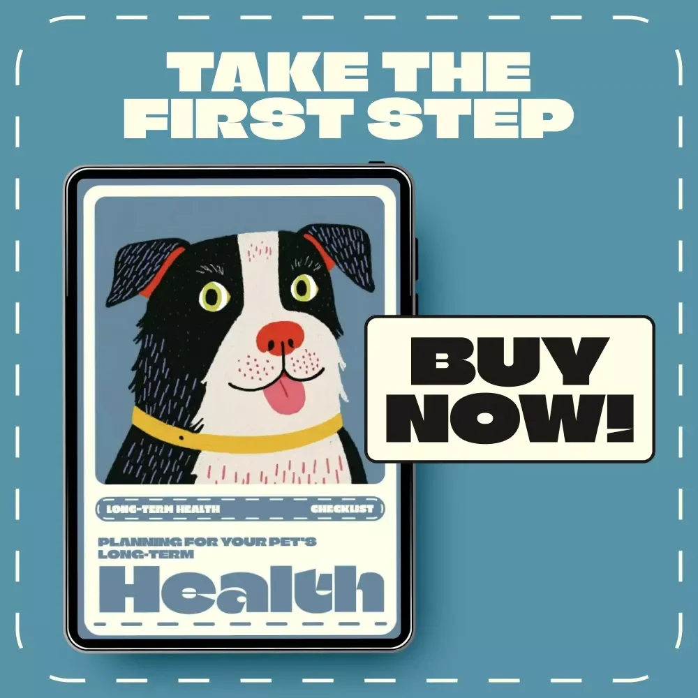 Planning for Your Pet’s Long-Term Health | Printable Pet Care Checklist | Digital Download Guide on How to Plan for a Pet’s Long-Term Health | Pet Wellness Planner for Dogs, Cats & More