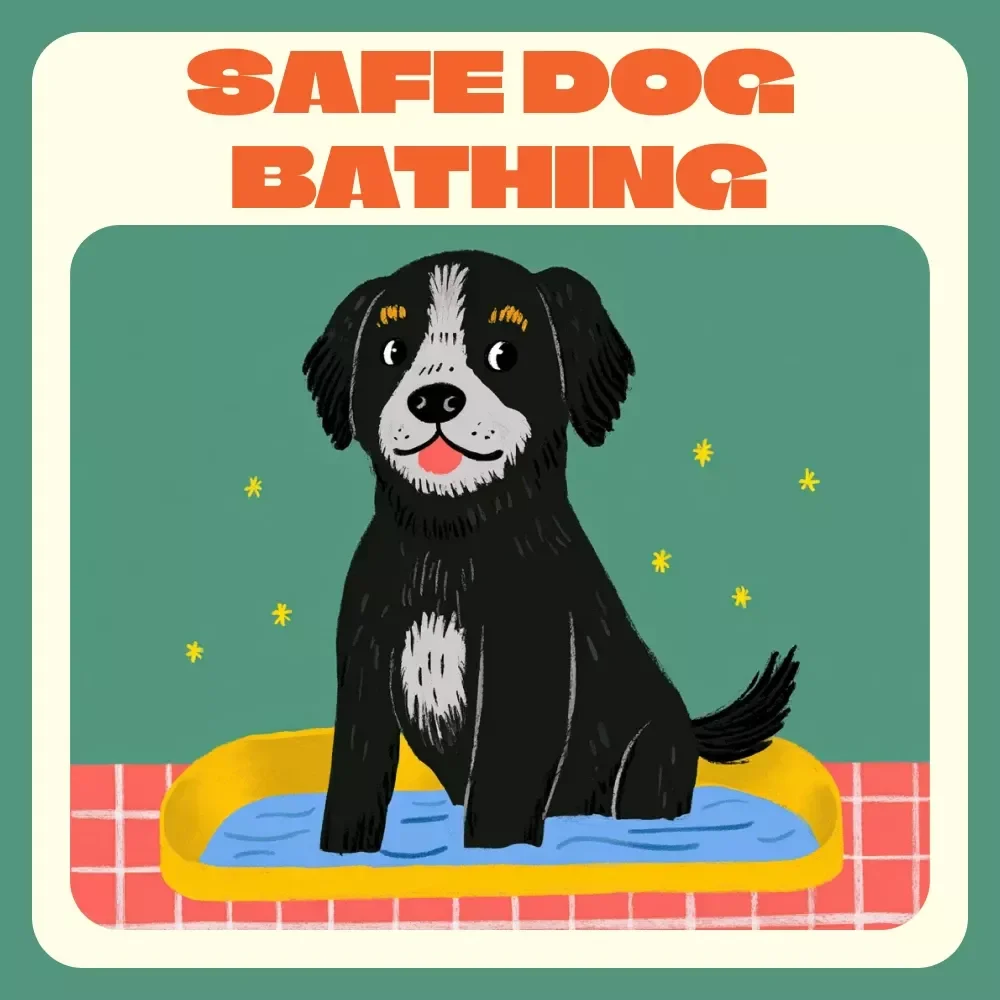The Safe Dog Bathing Checklist | Printable Digital Download for Bathing Dogs at Home Safely | Pet Grooming Guide for Dog Owners and Pet Lovers