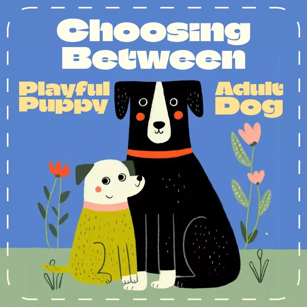 Choosing Between Puppy Playfulness and Adult Calm | Puppy vs Adult Dog Guide | Printable Pet Owner’s Decision Handbook | Digital Download