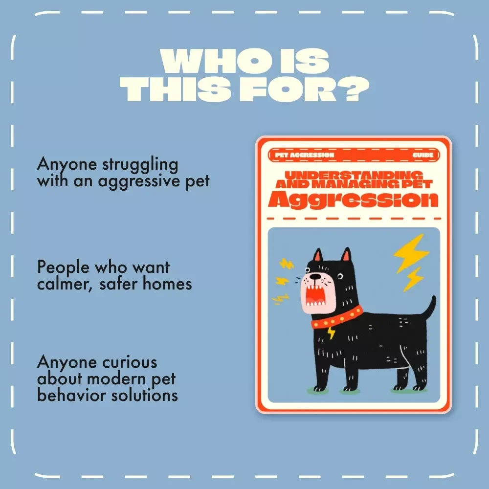 Understanding and Managing Pet Aggression | Comprehensive eBook on How to Deal with Pet Aggression | Digital Download Guide for Pet Owners and Trainers
