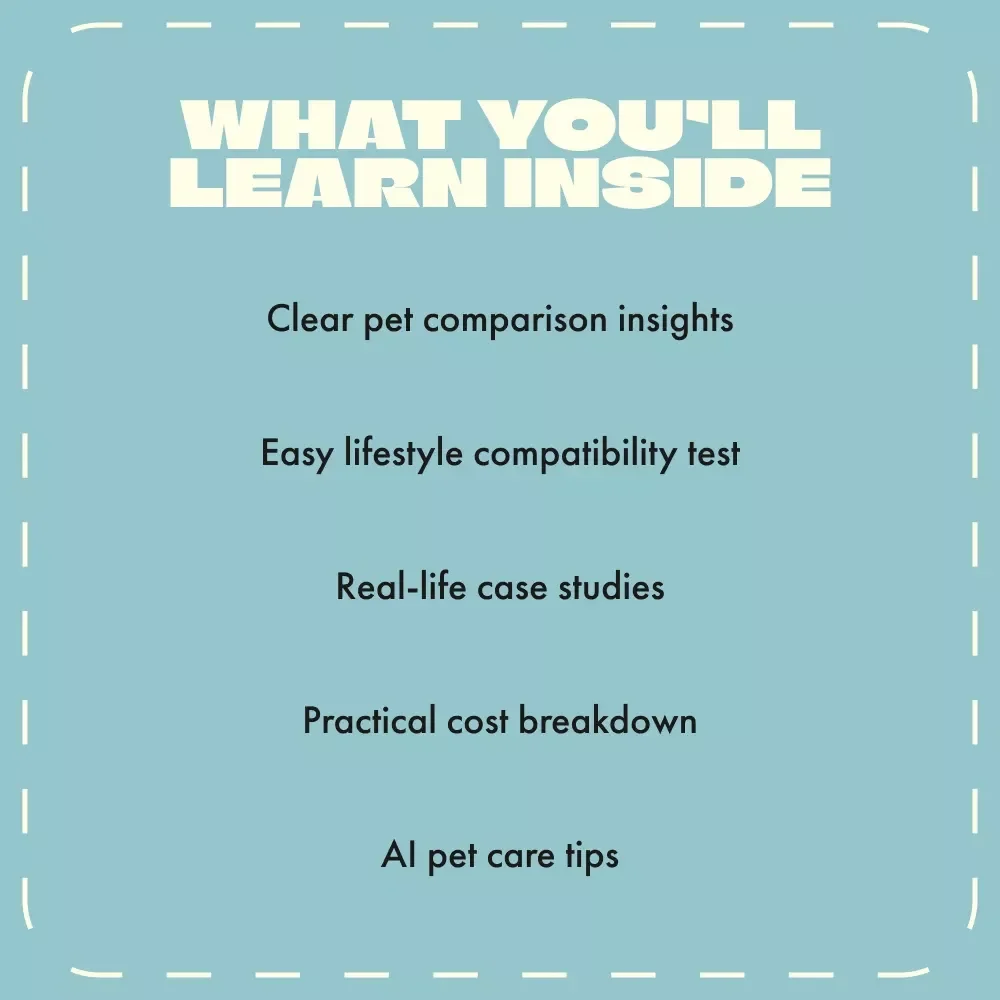 Choosing Between Paws and Whiskers | Dog vs Cat Which Is Better for Me? | Pet Owner’s Lifestyle Guide, Digital eBook Download