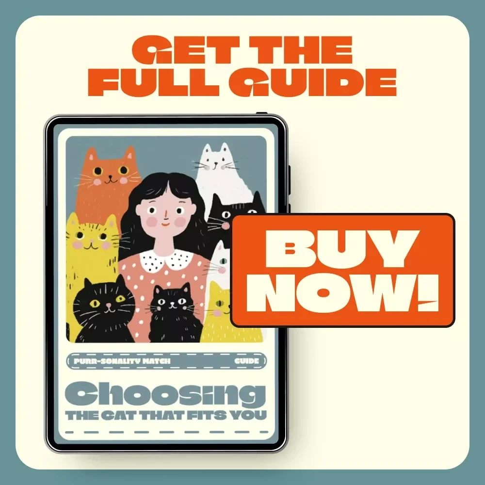 Purr-sonality Match: Choosing the Cat That Fits You | How to Pick a Cat Breed for Your Personality | Digital Guide for Cat Lovers & Future Pet Parents