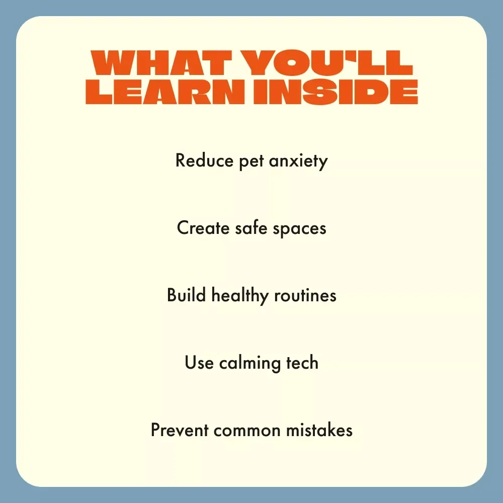 Smart Tips for Leaving Pets Alone | Stress-Free Guide for Pet Owners | eBook for Managing Pet Anxiety, Home Prep & AI Support Tools
