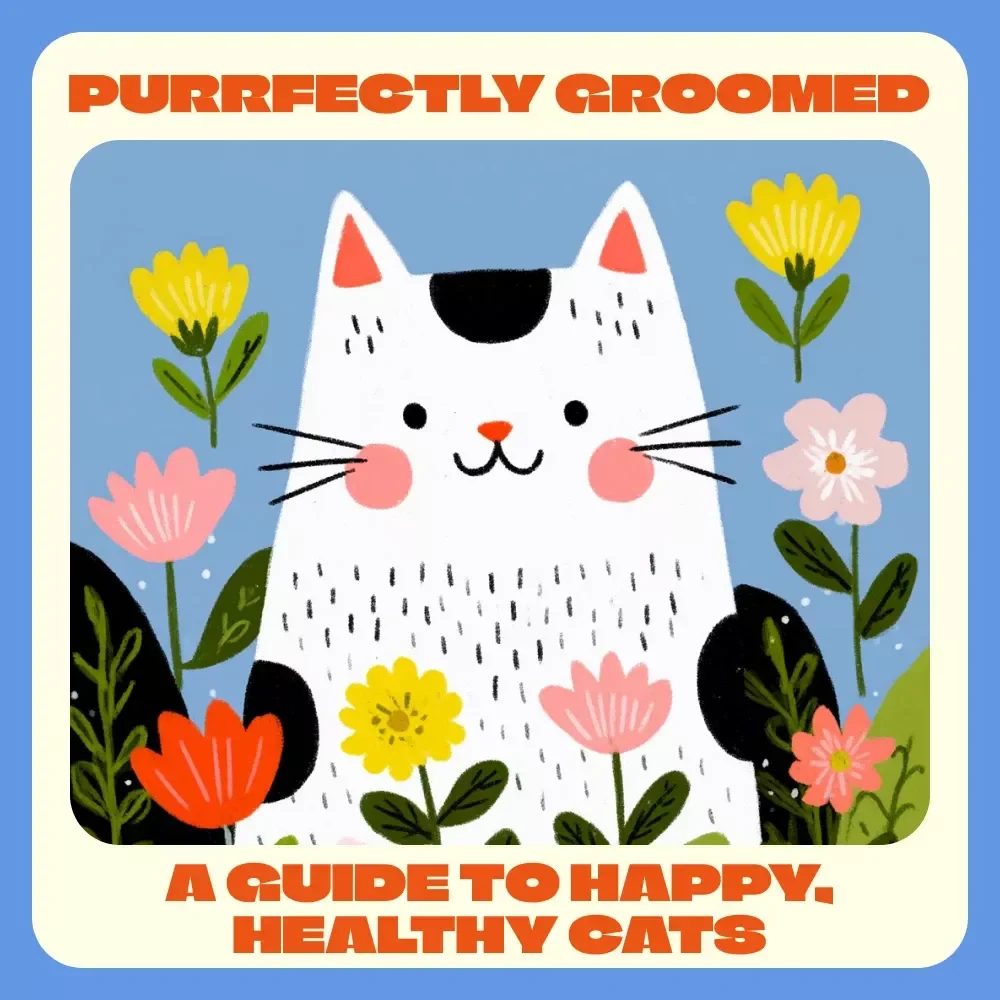 Purrfectly Groomed: A Homeowner’s Guide to Happy, Healthy Cats | Cat Grooming Basics at Home | Digital Guide for Pet Lovers, Cat Care eBook, DIY Cat Grooming Checklist