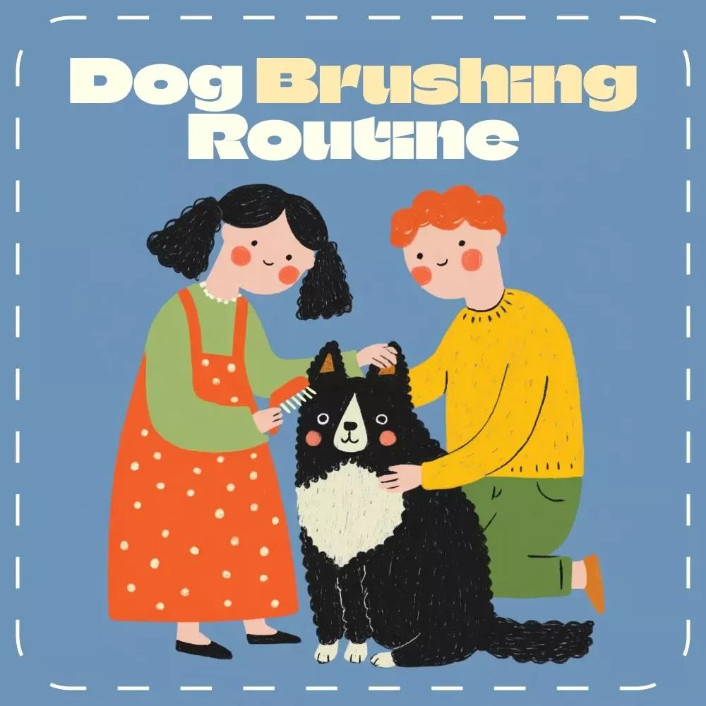 The Ultimate Dog Brushing Routine Checklist | Digital Download for Pet Owners | Learn How Often Should You Brush a Dog + Grooming Tools & Tips