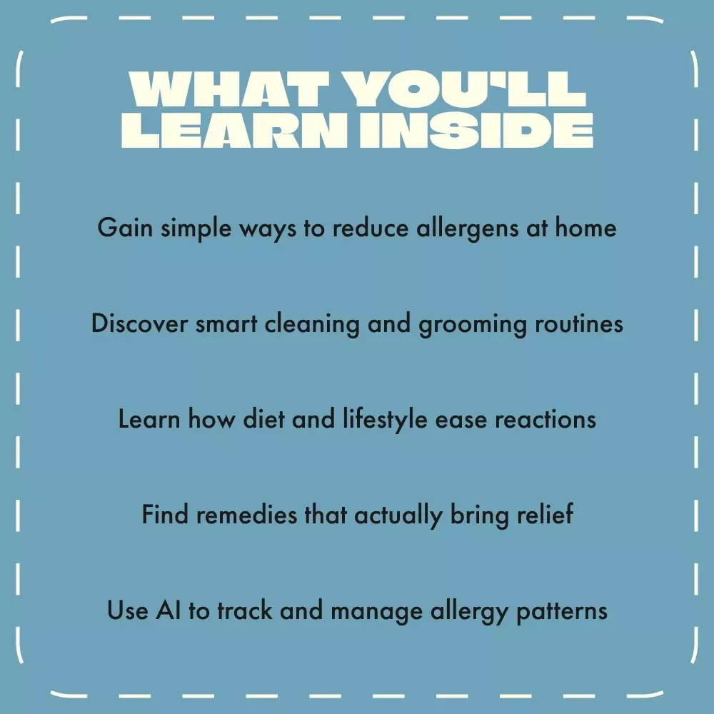 Breathe Easy with Your Furry Friend | Pet Allergy Guide | Digital Download for Pet Owners | Tips for Managing Pet Allergies | Allergy-Friendly Home eBook