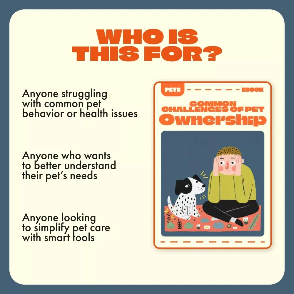 Common Challenges of Pet Ownership | Ebook Guide for Pet Lovers | Understanding, Training & Solving Common Challenges with Pets | Digital Download for Responsible Pet Owners
