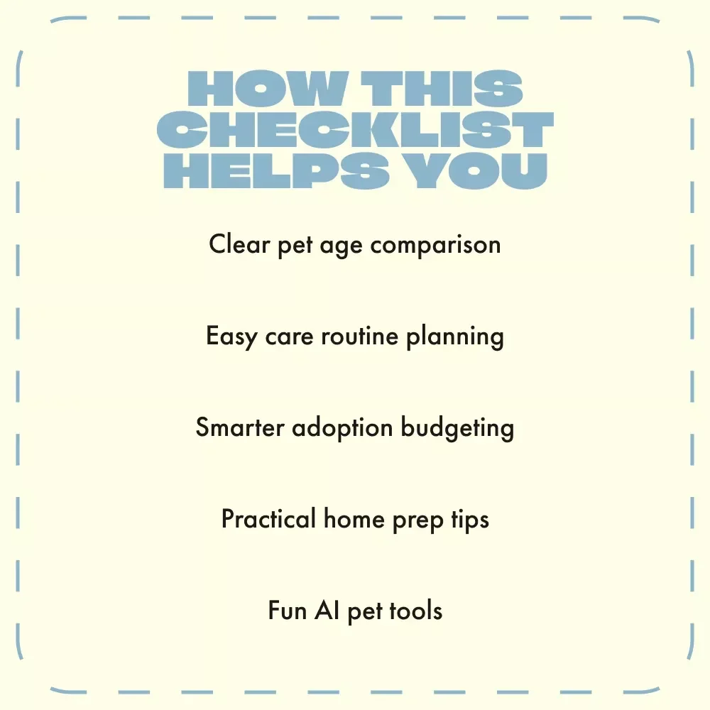 Kitten or Cat: The Smart Adopter’s Decision | Printable Pet Adoption Checklist | Digital Download | Kitten vs Adult Cat Guide for Pet Lovers