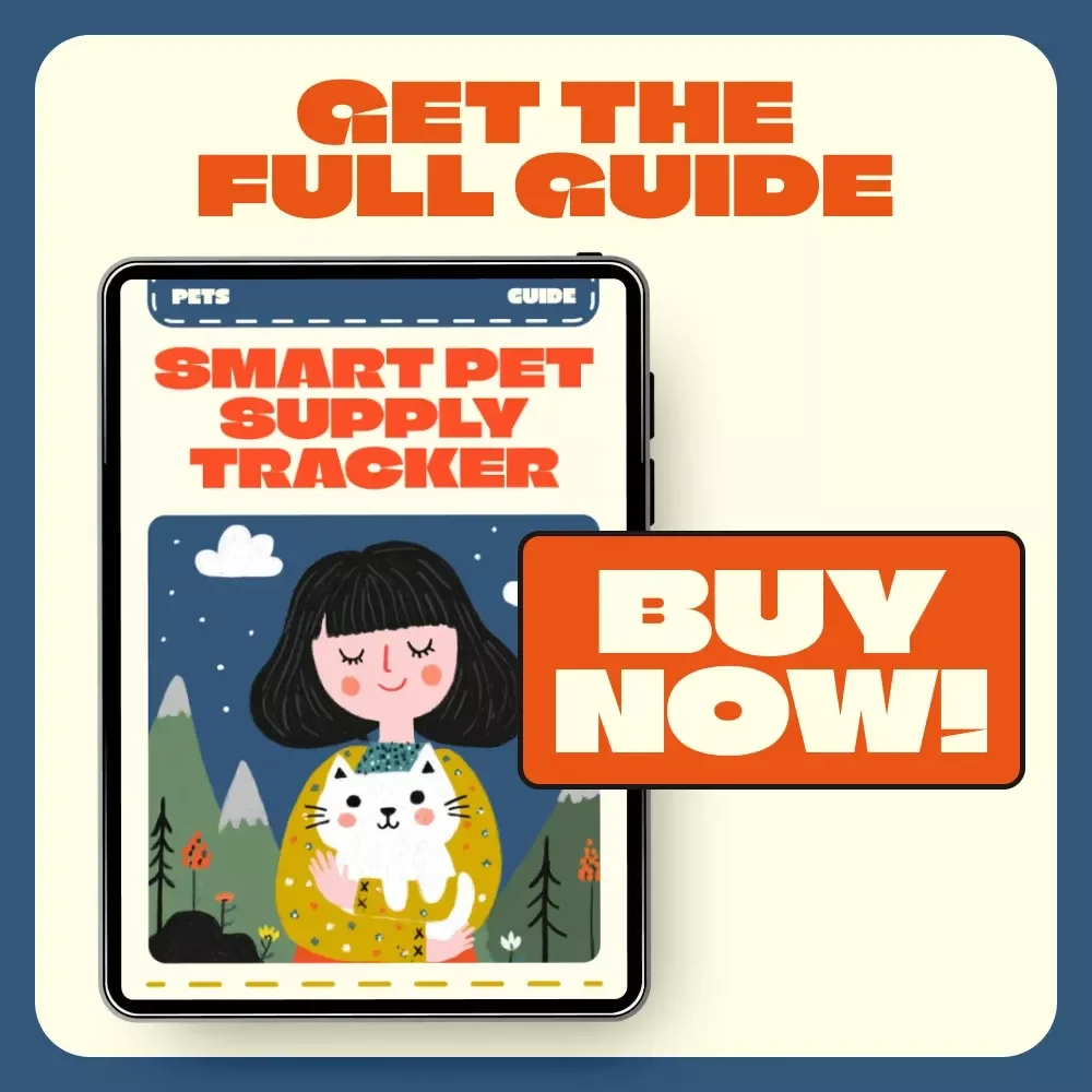 Smart Pet Supply Tracker | Digital Guide for Pet Owners | Using Apps to Track Pet Supplies | Organize, Budget & Refill Reminders | Instant Download