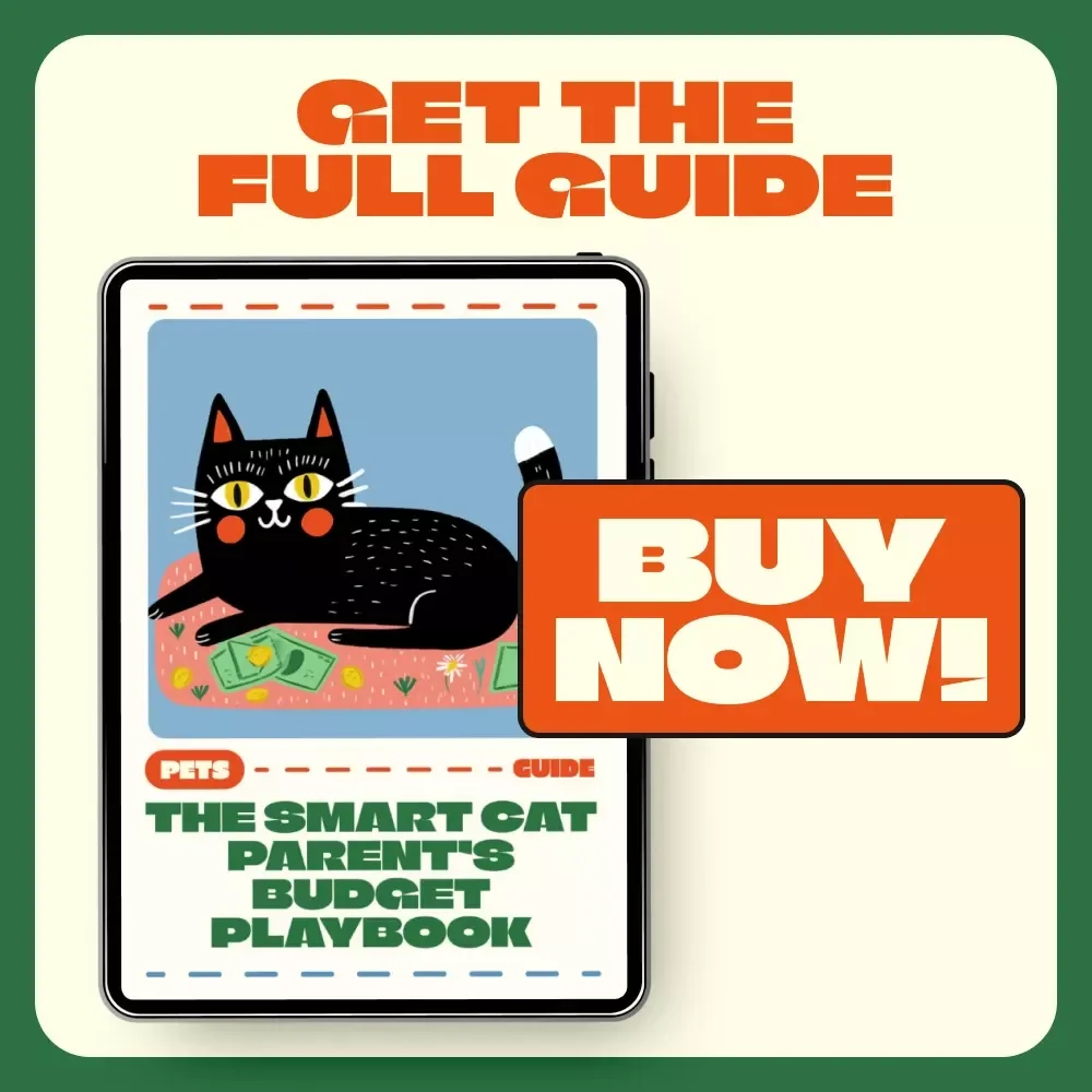 The Smart Cat Parent’s Budget Playbook | Digital Guide for Budgeting for Cat Expenses | Cat Owner eBook on Saving, Planning & Pet Finance Tips