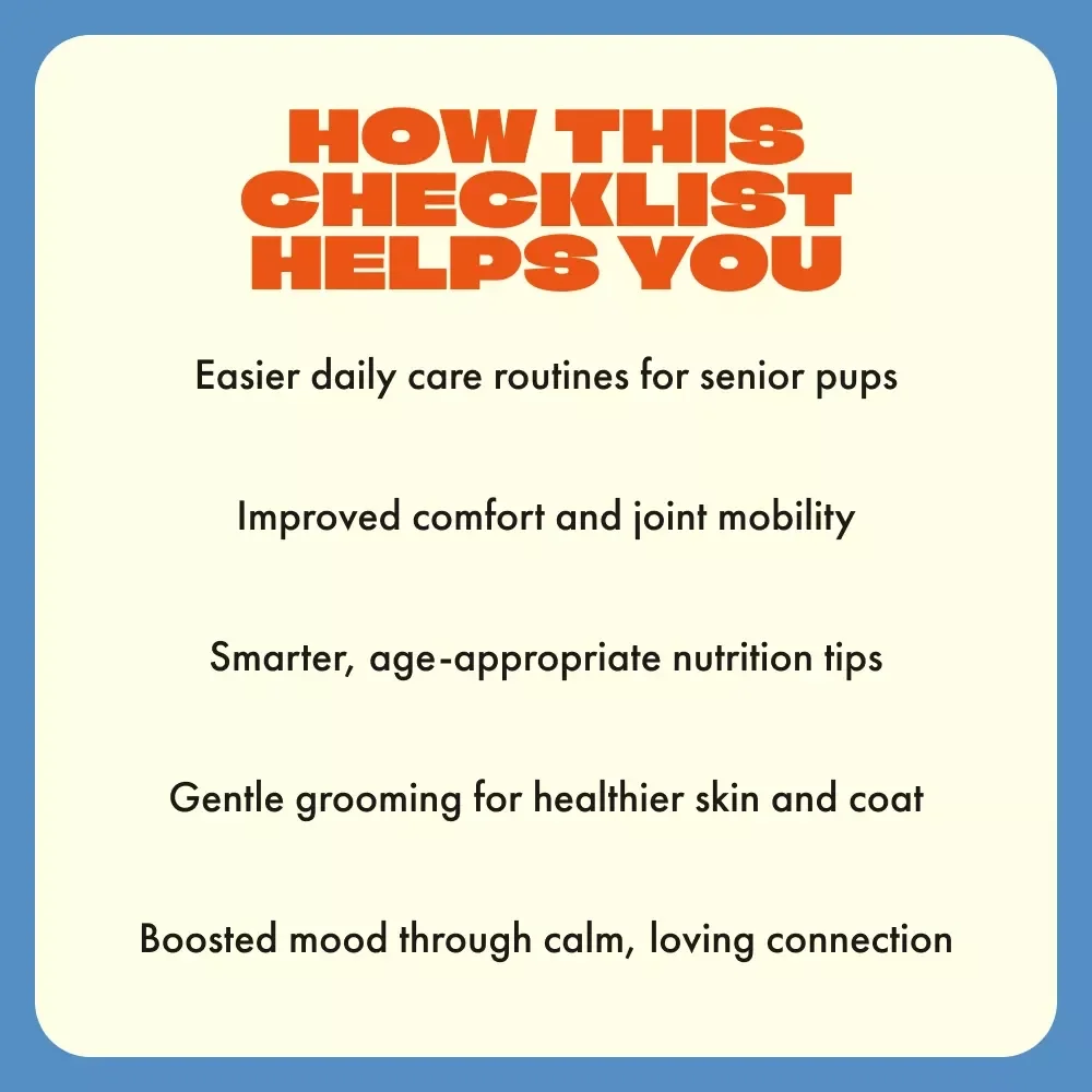 Caring for Your Golden Years Pup | Senior Dog Care Guide, Pet Wellness eBook, Digital Download for Aging Dog Health & Comfort