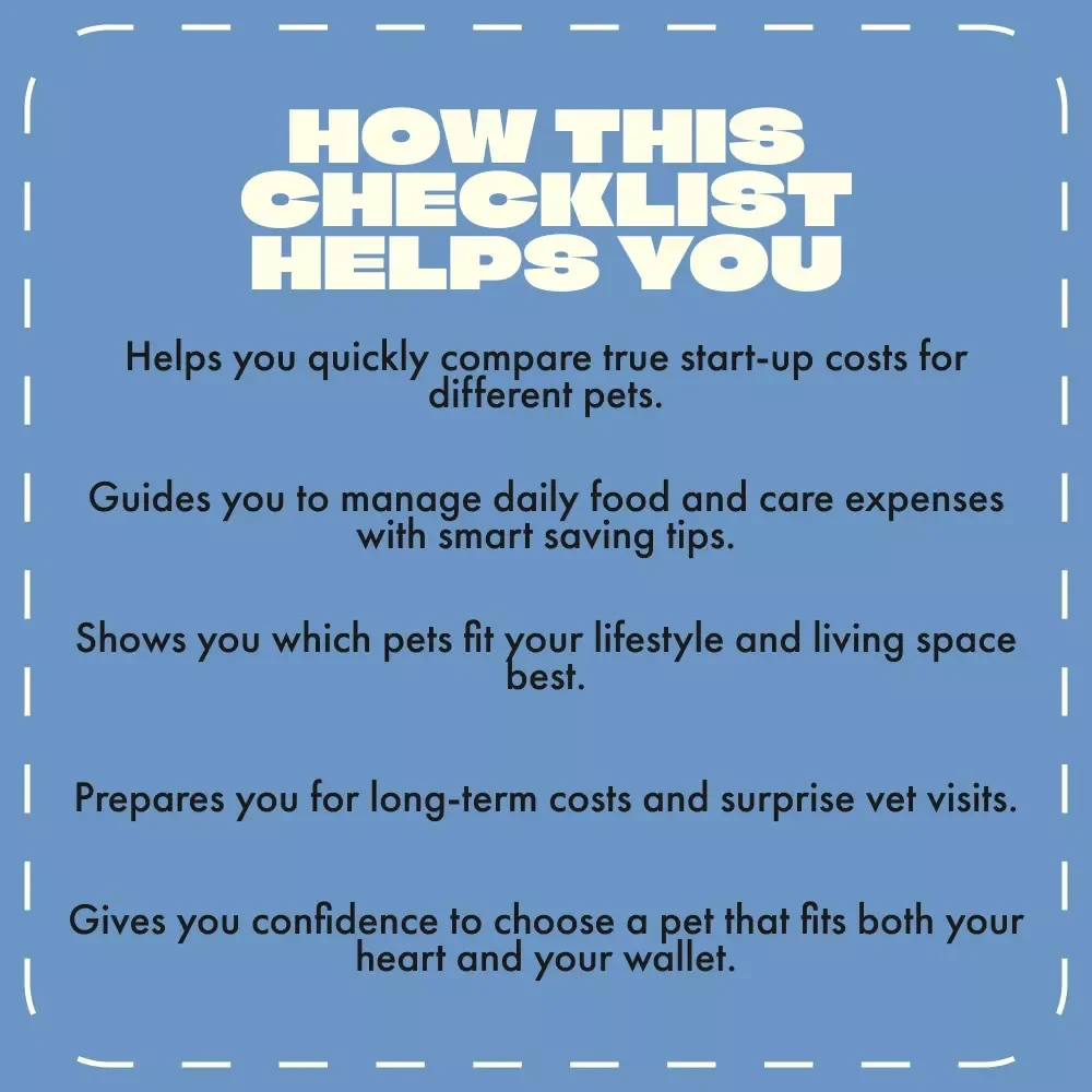 Low-Cost Pets Checklist | Printable Budget Pet Guide | Affordable Pet Ownership Tips | Compare Cheap Pets to Own | Digital Download for Frugal Animal Lovers | what pet is cheapest to own
