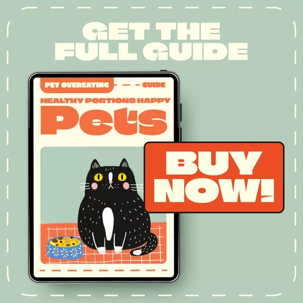 Healthy Portions Happy Pets | Pet Nutrition Guide, eBook for Dog and Cat Owners, Digital Download on Pet Feeding Routine, Overeating Solutions, and Healthy Pet Habits