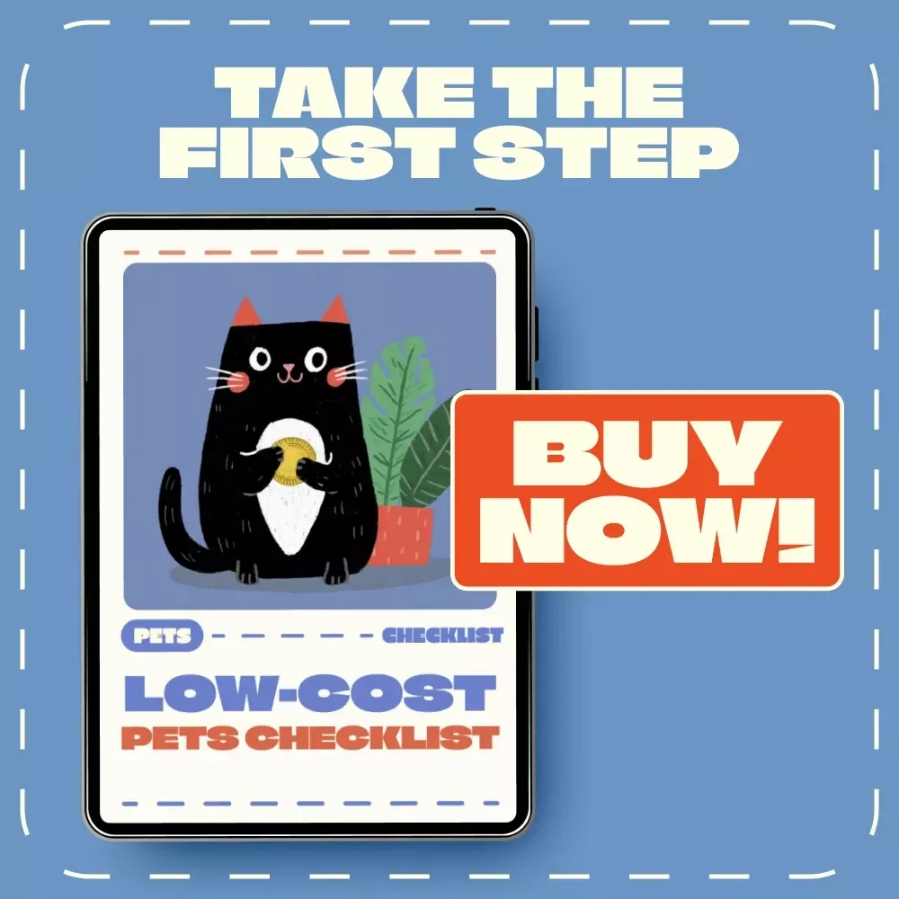Low-Cost Pets Checklist | Printable Budget Pet Guide | Affordable Pet Ownership Tips | Compare Cheap Pets to Own | Digital Download for Frugal Animal Lovers | what pet is cheapest to own