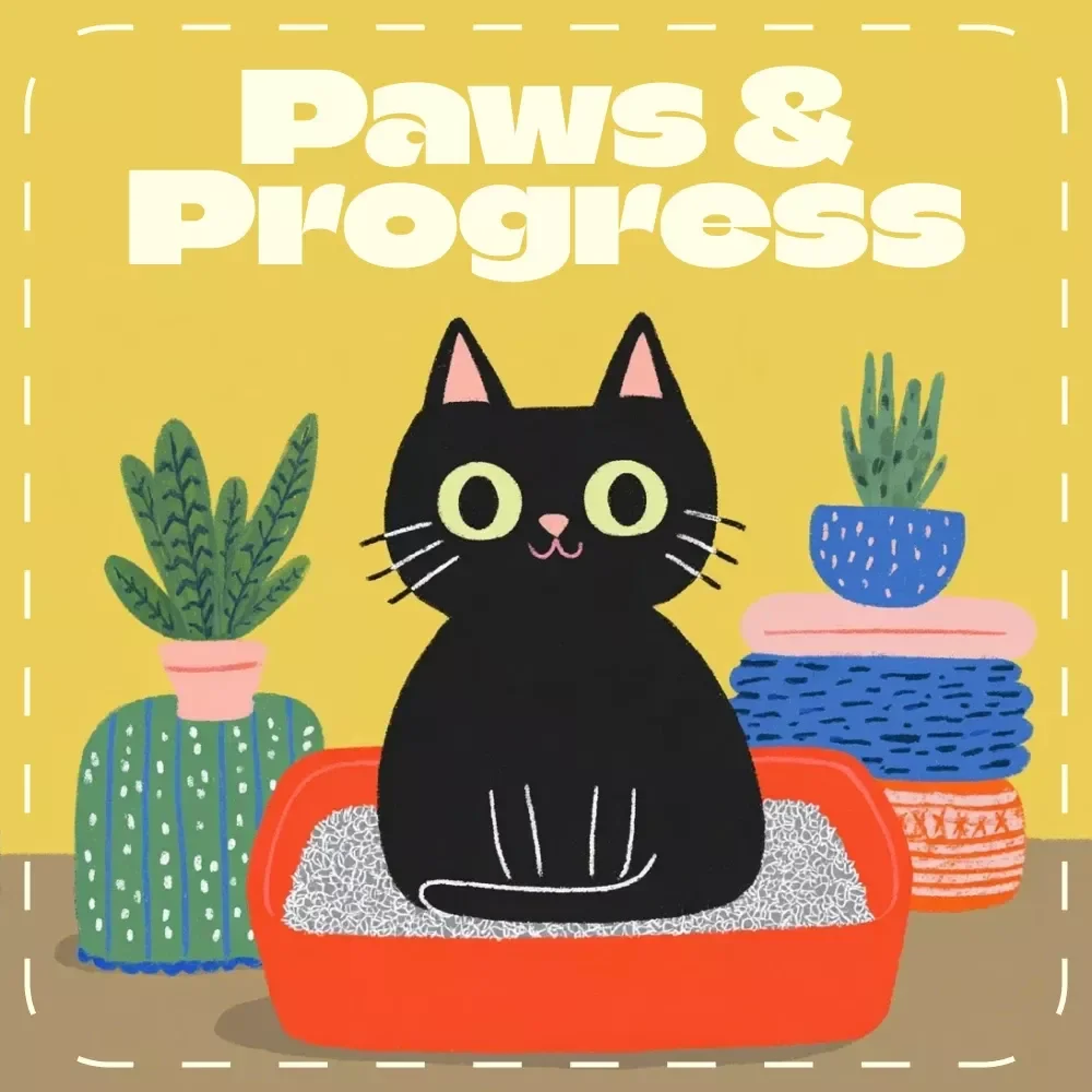 Paws & Progress: Your 30 Days of Cat Litter Training Made Easy | First 30 Days Litter Training Plan for Cats | Step-by-Step eBook for New Cat Owners | Printable PDF Guide