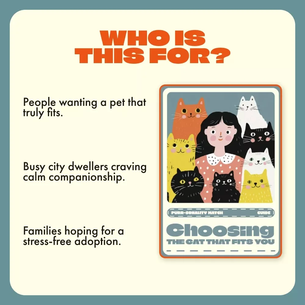 Purr-sonality Match: Choosing the Cat That Fits You | How to Pick a Cat Breed for Your Personality | Digital Guide for Cat Lovers & Future Pet Parents