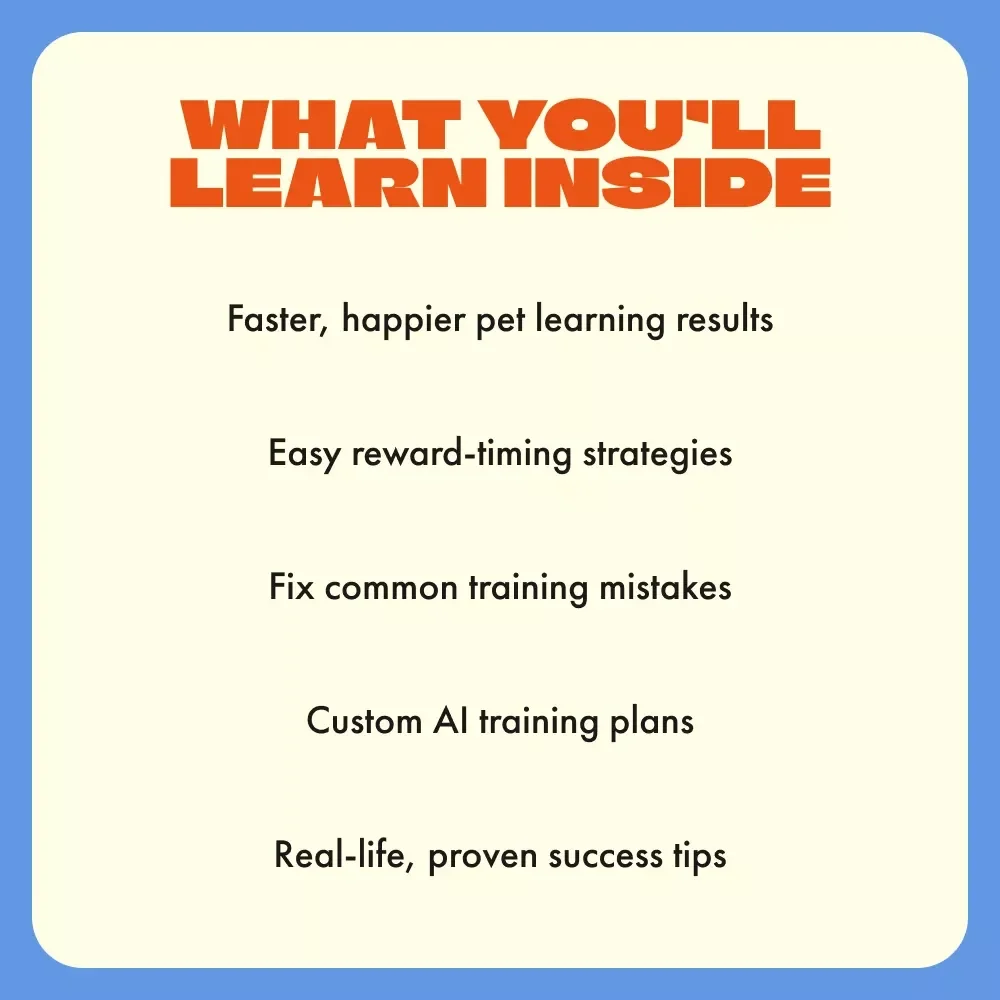 How Treats Can Shape Smart, Happy Pets | Digital Guide for Pet Training Success | Learn how to use treats for training pets effectively