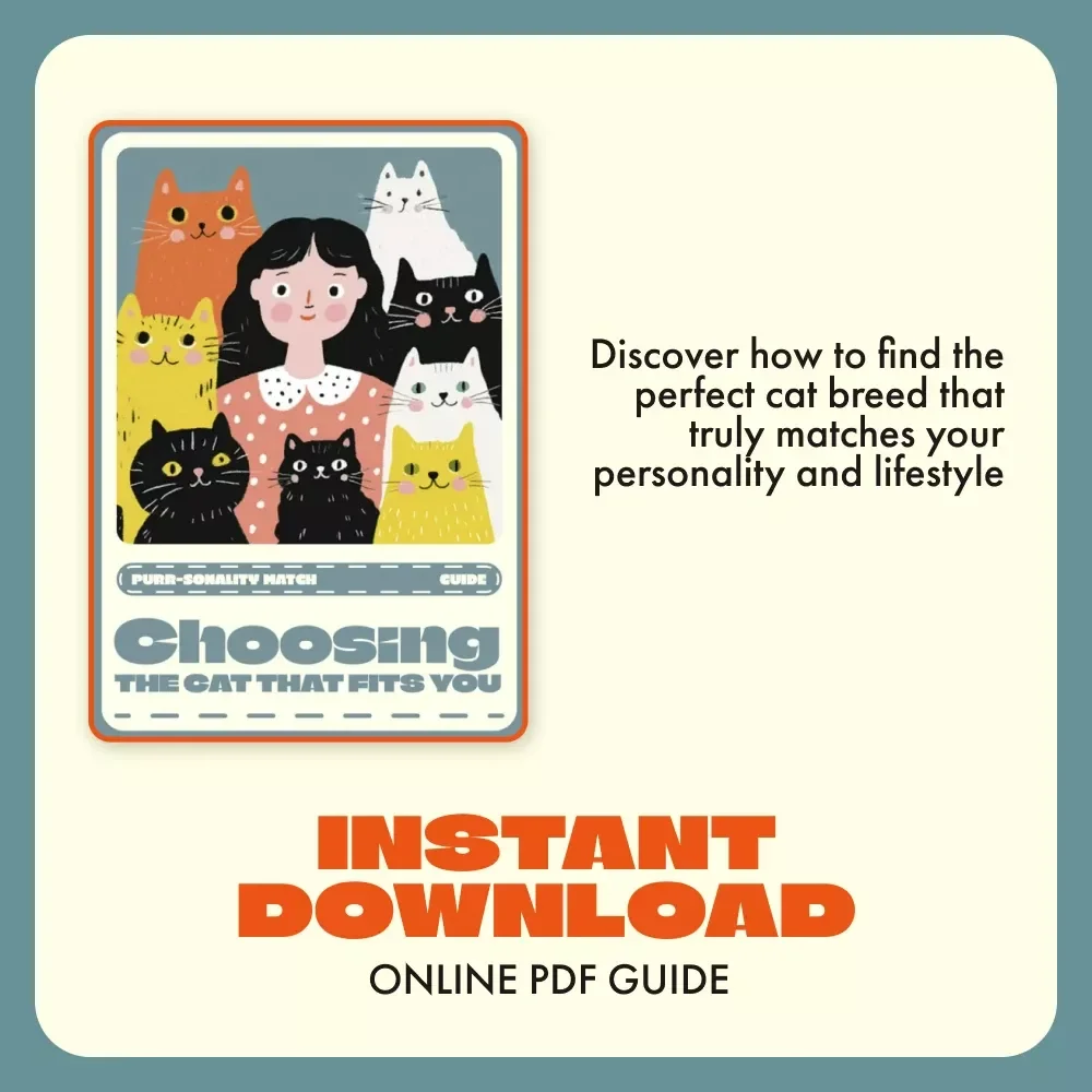 Purr-sonality Match: Choosing the Cat That Fits You | How to Pick a Cat Breed for Your Personality | Digital Guide for Cat Lovers & Future Pet Parents