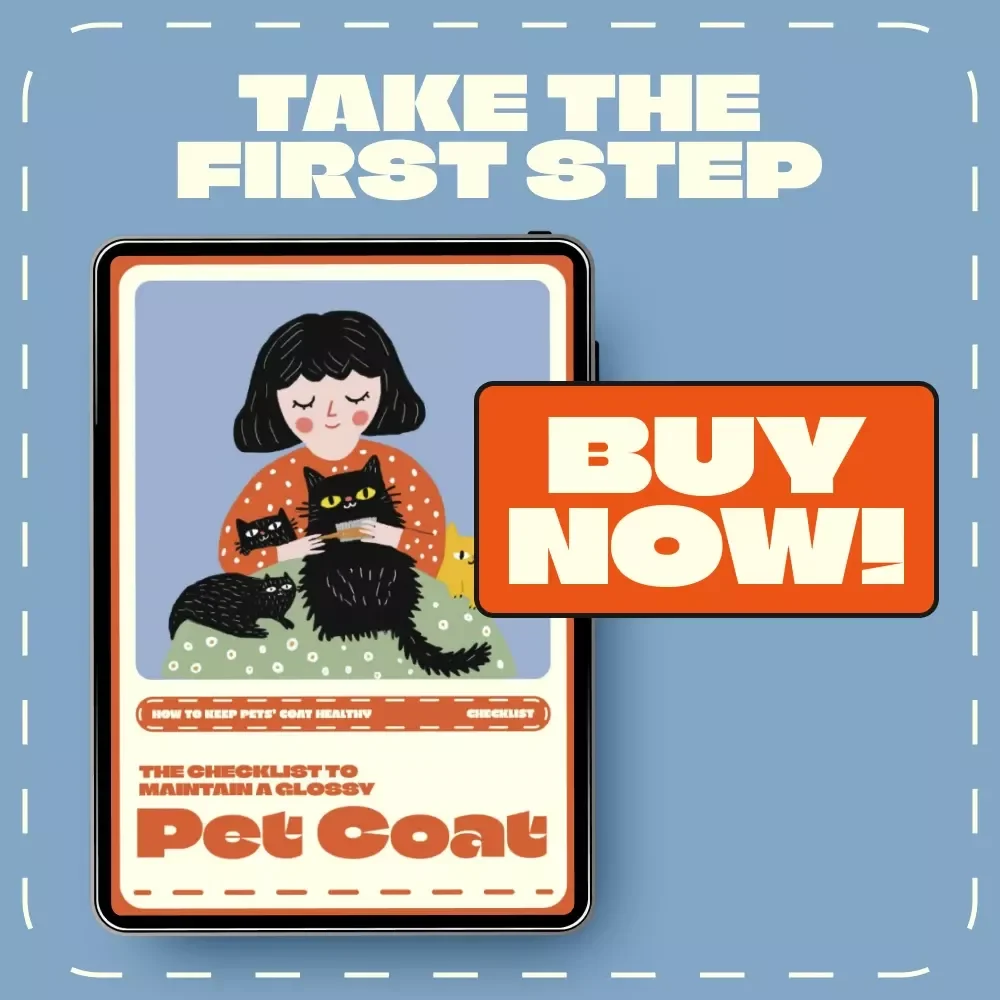 The Checklist to Maintain a Glossy Pet Coat | Printable Pet Care Guide for Pet Owners | Digital Download for How to Keep Pets’ Coat Healthy & Shiny