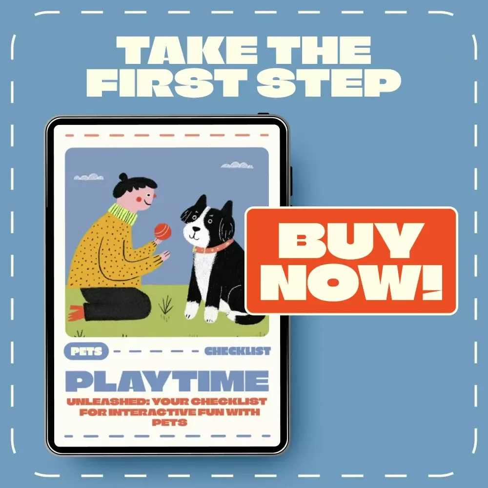 Playtime Unleashed: Your Checklist for Interactive Fun with Pets | Digital Pet Play Guide & Tips for Interactive Play with Pets | Printable Pet Activity Planner