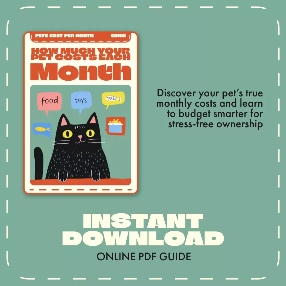 How Much Your Pet Costs Each Month | Digital Guide, eBook & Budget Planner for Pet Owners | Pet Expense Tracker, Financial Planning, and Cost Breakdown for Dogs, Cats & Small Pets
